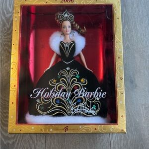 Barbie 2006 Holiday Doll in Black and Gold Gown
